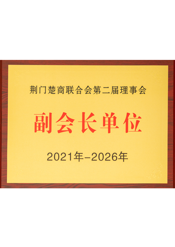 荆门楚商联合会第二届理事会副会长单位