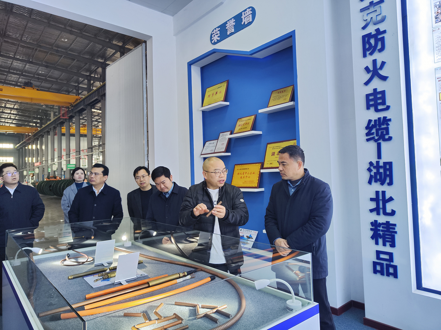 湖北省市场监管局党组成员、副局长邓仲林,质量监督处处长丁苛莅临湖北艾克调研指导工作